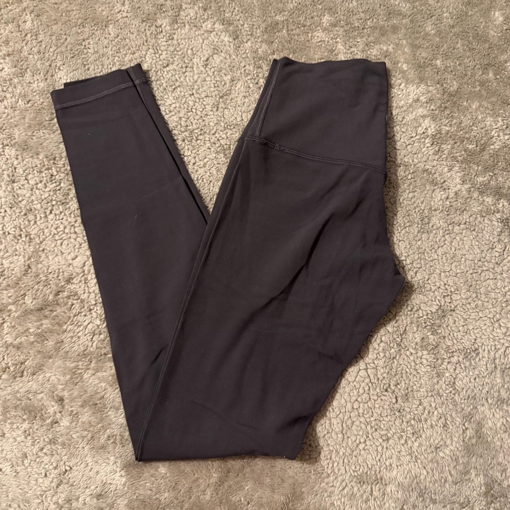 Lululemon graphite grey 28” align leggings size 4
